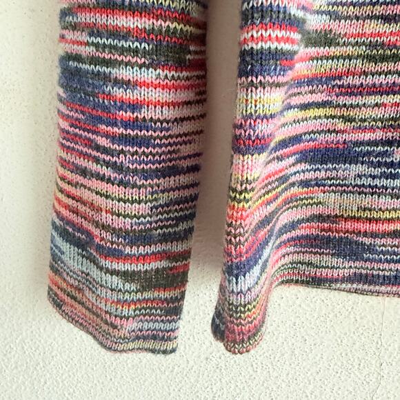 The Limited Striped Sweater Multicolor Space Dye Cowl Neck Womens M Cozy WInter - Picture 4 of 8